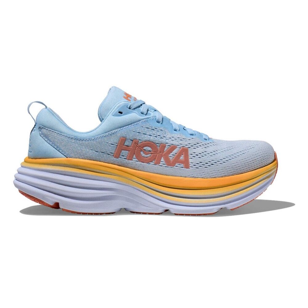 NIB Hoka One Women's Bondi 8 Running Athletic Sneakers SSCA NIB 5 BLUE - Picture 1 of 9